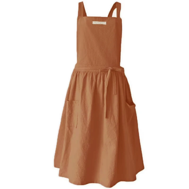 robe décontractée abricot