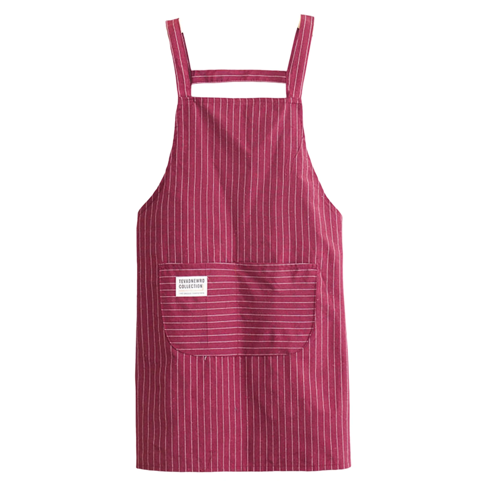 tablier de cuisine rayé rouge et blanc